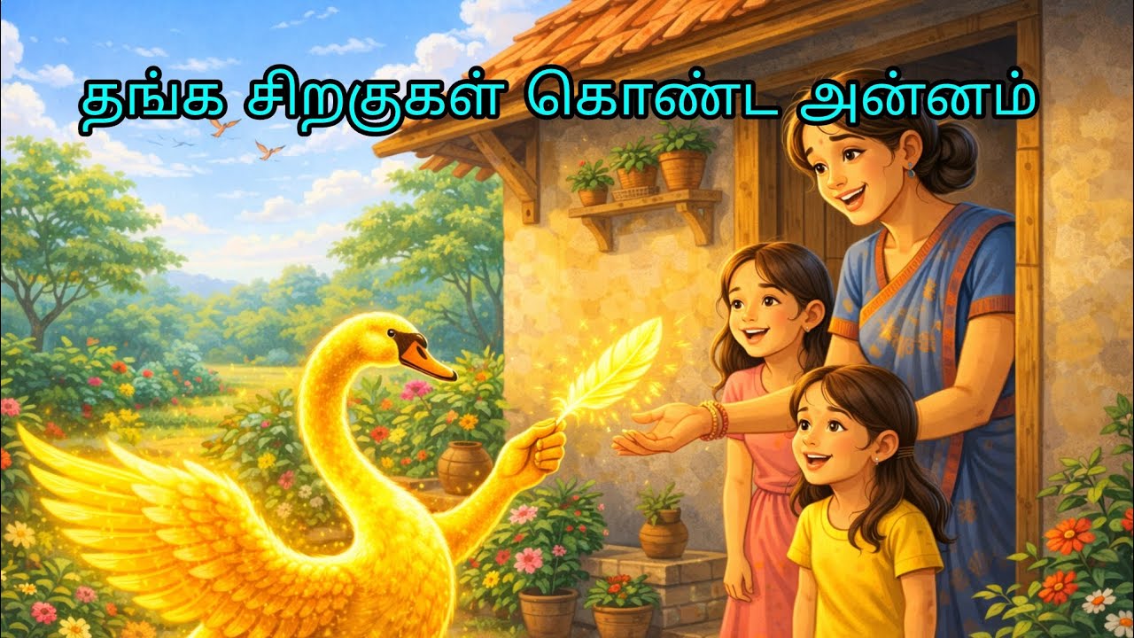 தங்கச் சிறகுகள் கொண்ட அன்னம் | The Golden Swan Story | தமிழ் நன்னெறிக் கதை