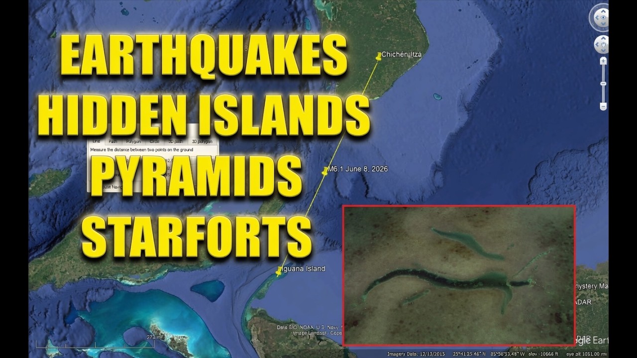 6/10/2026 -- STRANGE DISCOVERY -- Chich&eacute;n-Itz&aacute; Pyramids to Florida Keys -- Hidden Island + Starforts