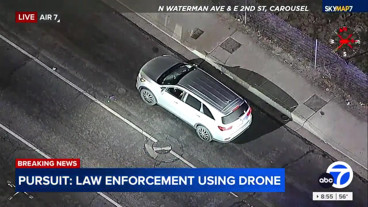 Inland Empire chase ends in standoff after suspect flees authorities