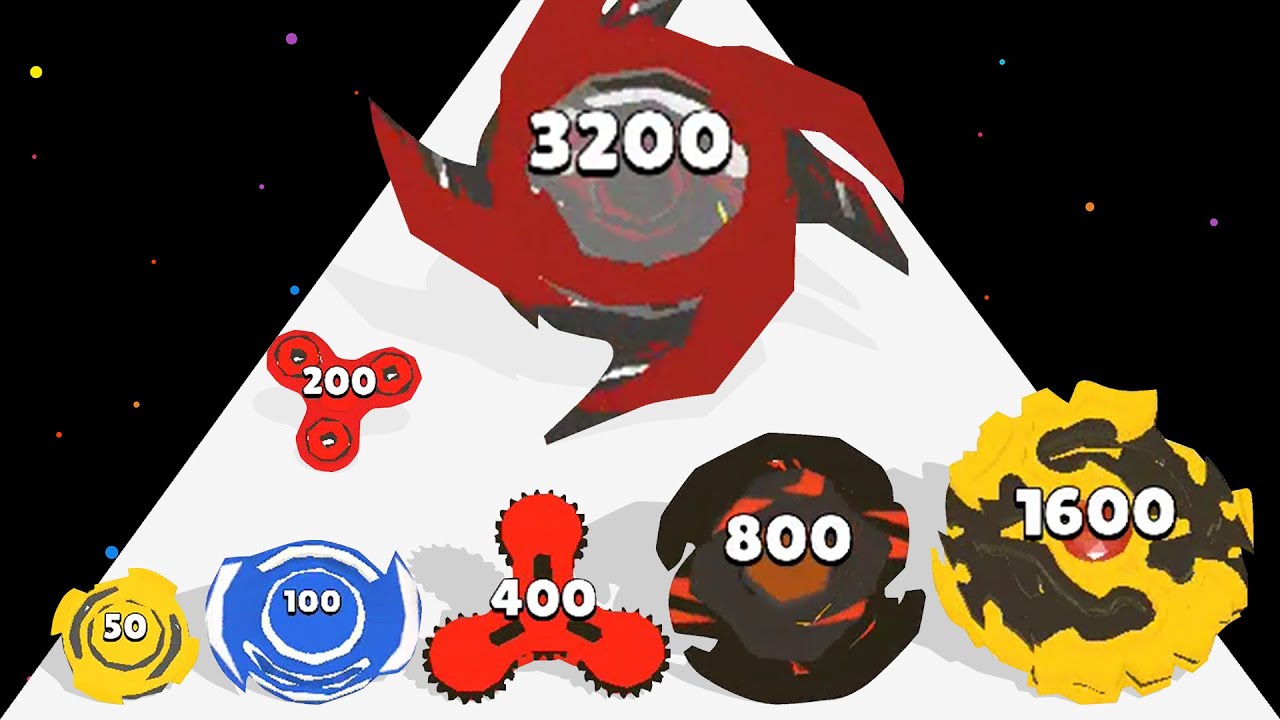 SPIN BLADE: MERGE RUN - Геймплей спиннера максимального уровня (Эволюция спиннера)