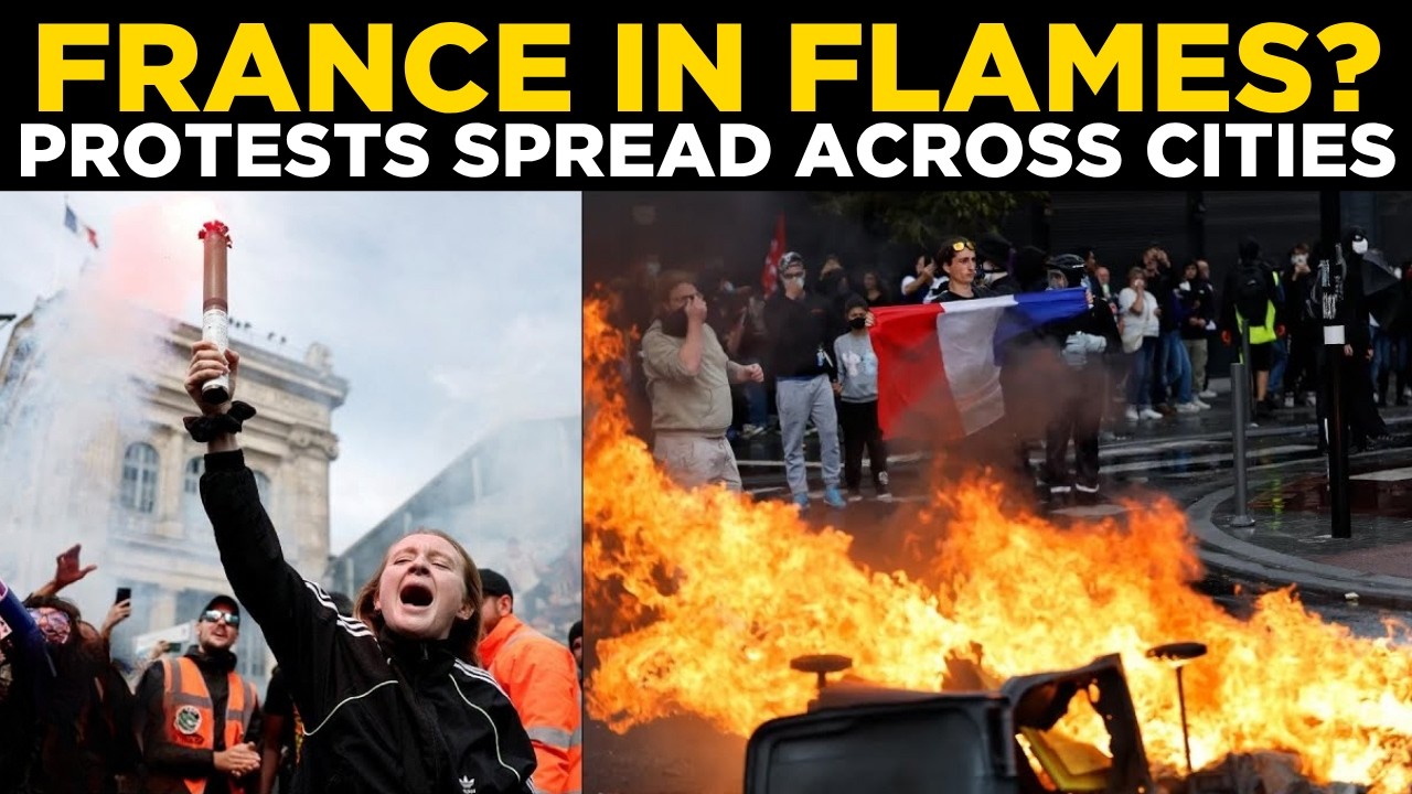 France Protests LIVE: Direct Street Footage and Breaking World News | Live Street Footage
