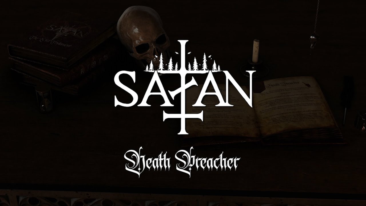 I, SATAN - DEATH PREACHER (FT. TRAVIS BARTOSEK OF ABIOTIC) [OFFICIAL VISUALIZER] (2023) SW EXCLUSIVE