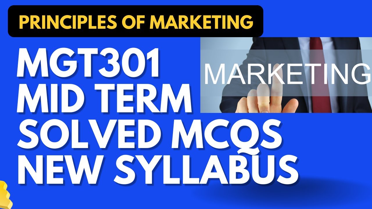 MGT301 Solved MCQS for Mid Term