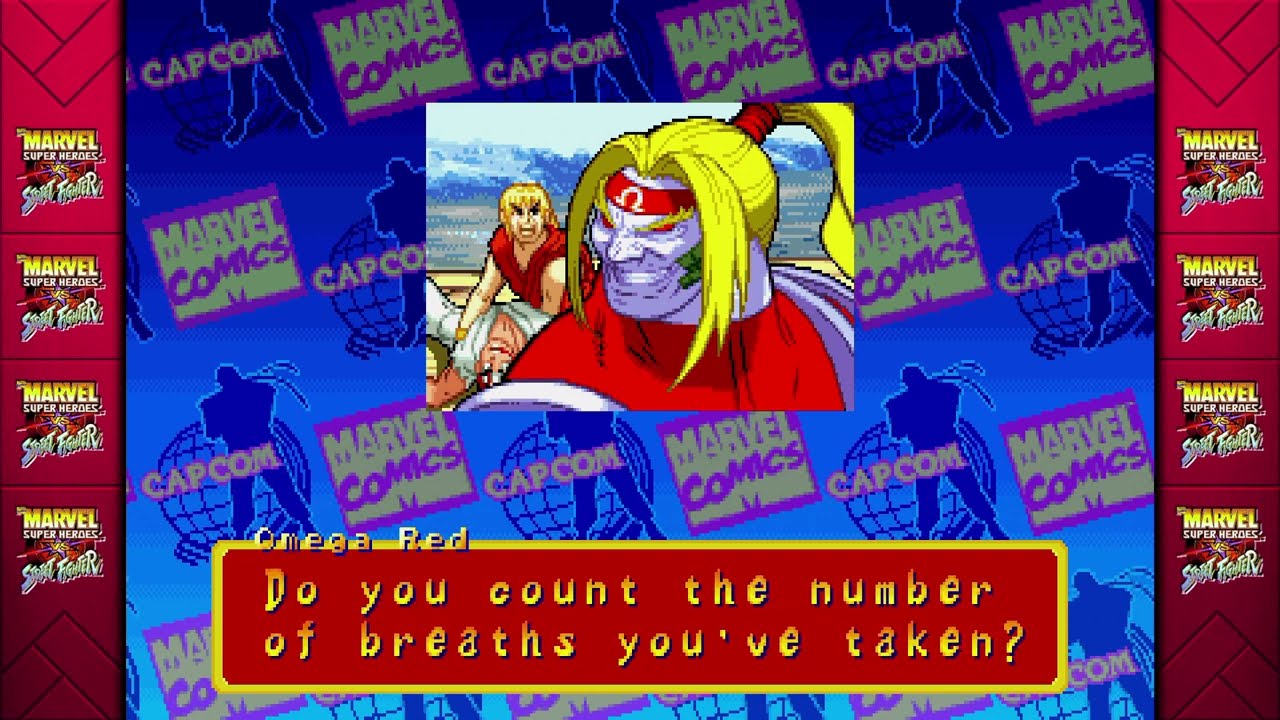 Marvel Super Heroes vs. Street Fighter (PlayStation 4) Arcade as Omega Red/Ken