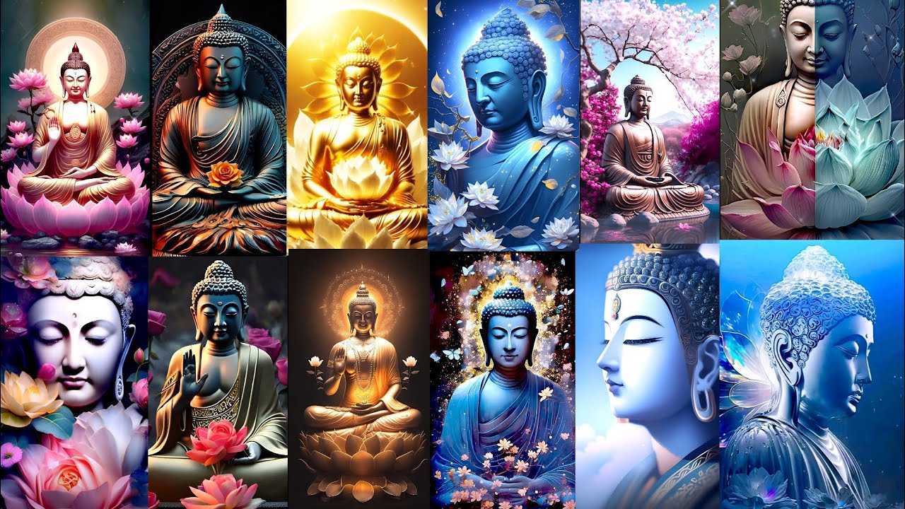 Lord Buddha art paintings wallpaper dp 🙏🏻❤️🙏🏻