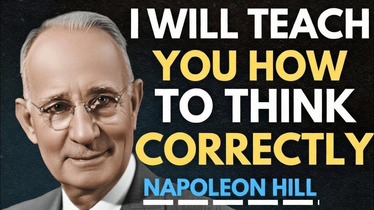 I Will Teach You How to Think CorrectlyLife-Changing Motivation |Napoleon HillMotivation