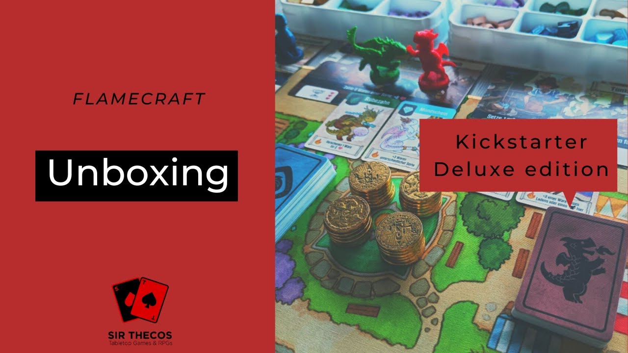 Unboxing | Flamecraft (Deluxe Kickstarter Edition)