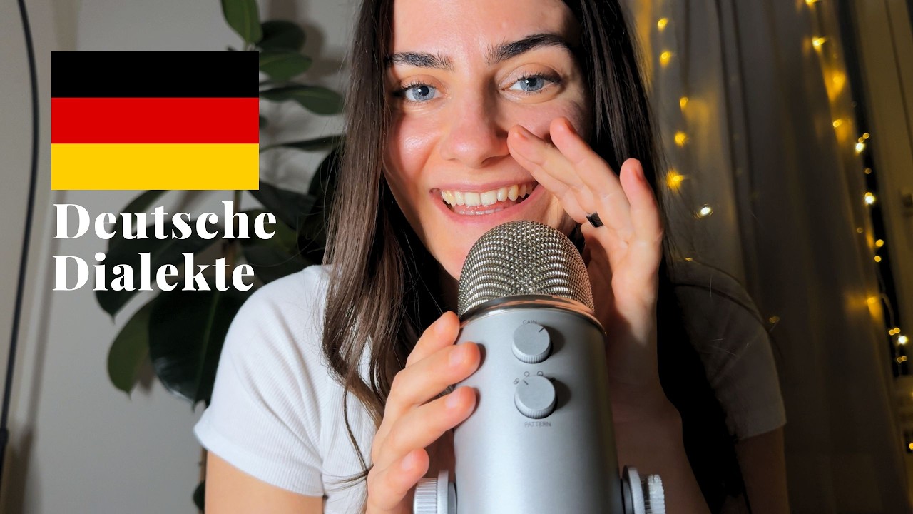 ASMR ich zeige euch deutsche Dialekte! 🇩🇪​
