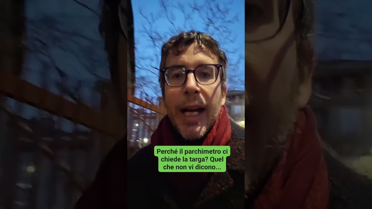 DIEGO FUSARO: Perch&eacute; il parchimetro ci chiede la targa? Quel che non vi dicono...