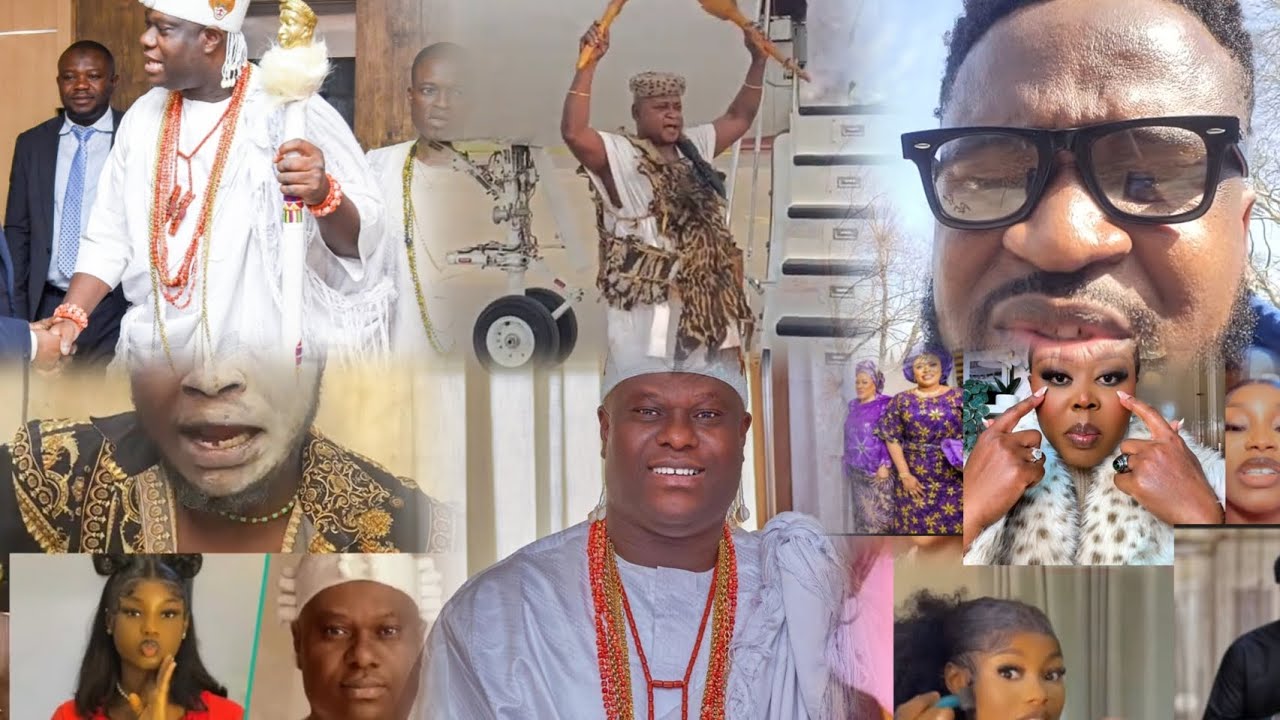 King Mitchy And Others Rubbịsh Ooni of Ife 