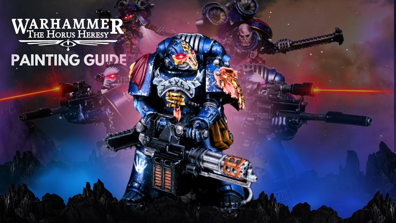 How to paint Night Lords for Horus Heresy!