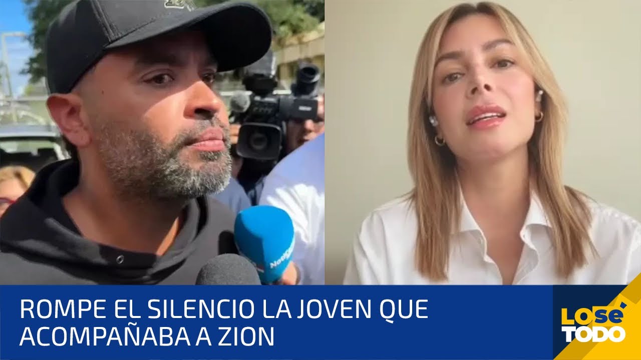 ROMPE EL SILENCIO LA JOVEN QUE ACOMPAÑABA AL REGUETONERO ZION EN EL LAMENTABLE INCIDENTE