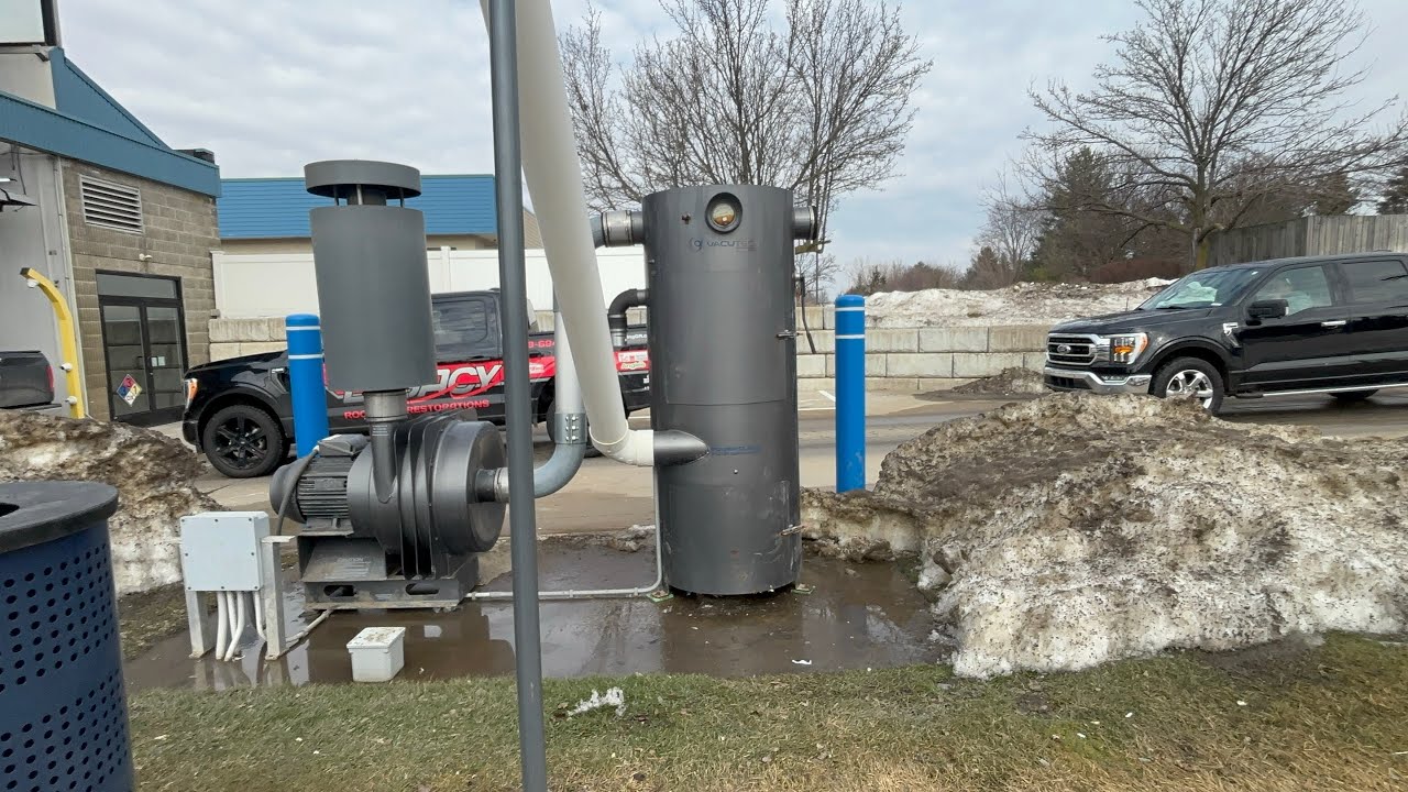 Vacutech car wash central vacuum vacuuming car