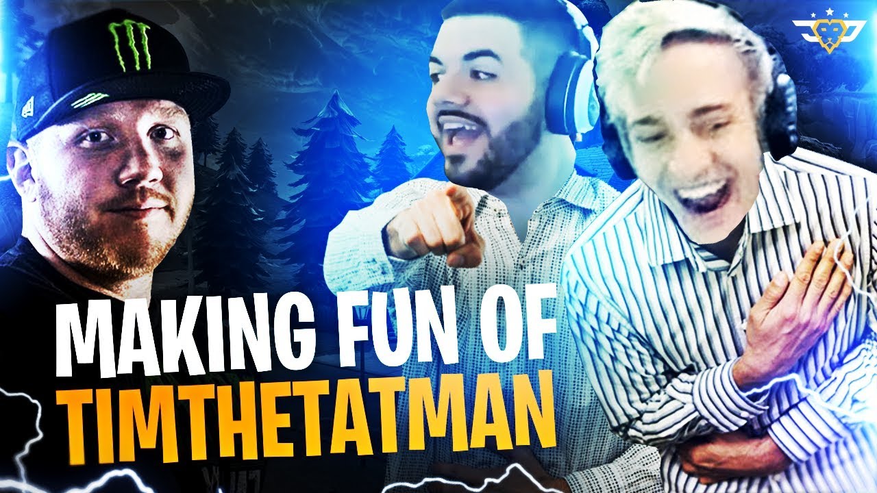 MAKING FUN OF TIMTHETATMAN?! NINJA AND COURAGE AFTER DARK! (Fortnite: Battle Royale)