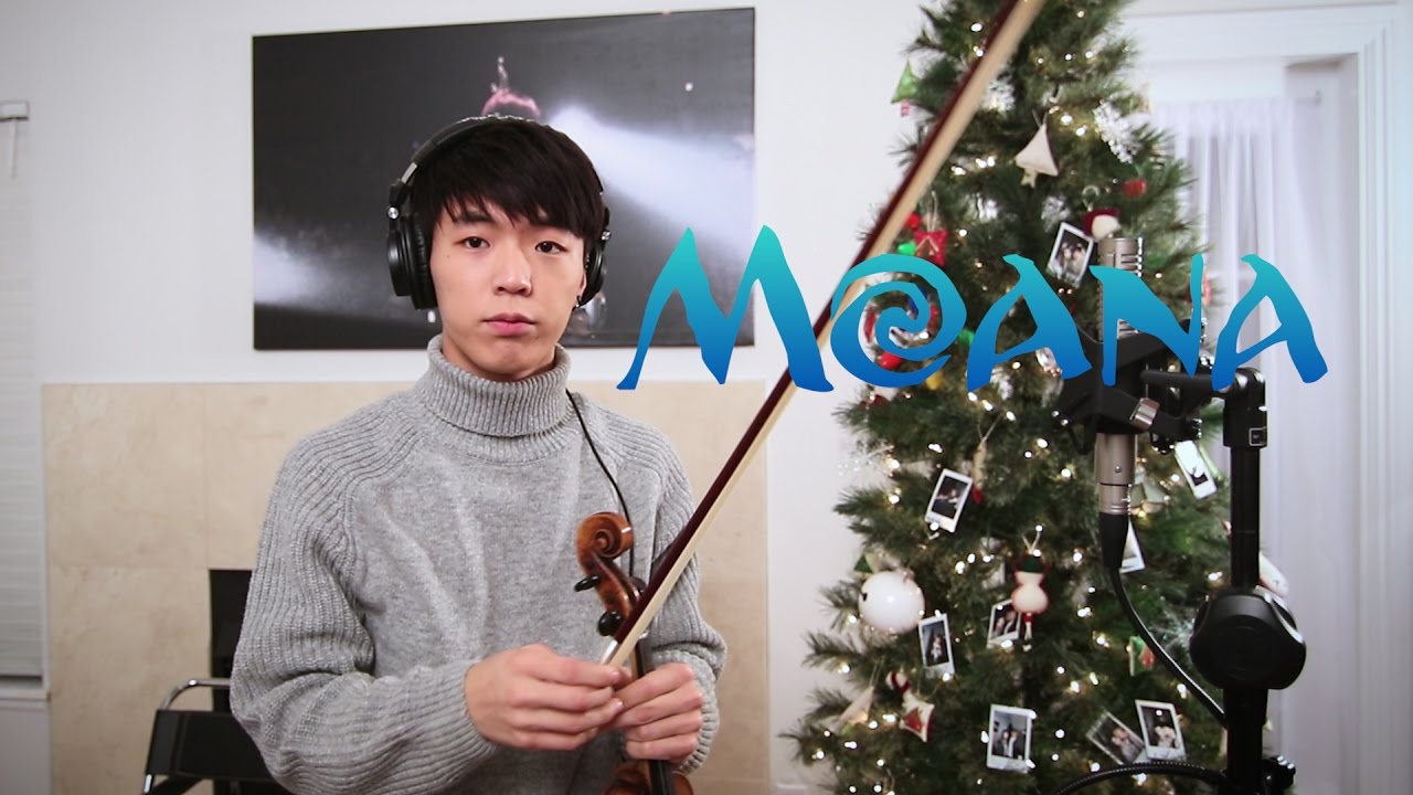 MOANA Auli'i Cravalho - How Far I'll Go VIOLIN Cover