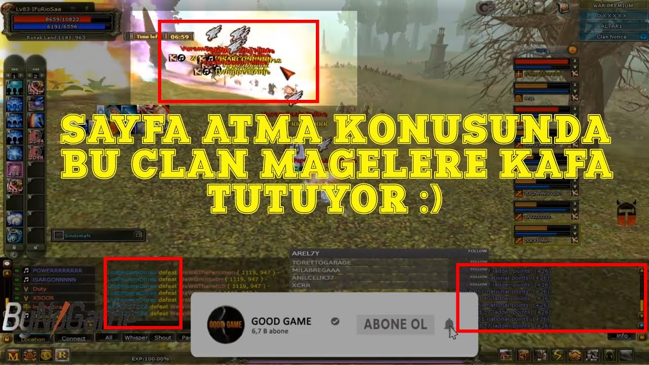 IFuRioSaa - VURAMSAZINTELİNE BUG&Uuml;N SAYFA ATMA G&Uuml;N&Uuml; 16K NP KASIYOR ! Knight Online