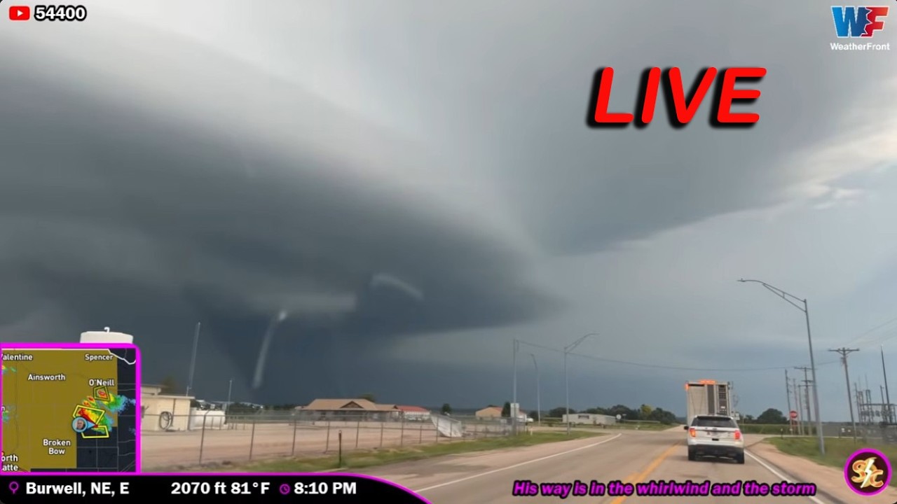 LIVE Storm Chaser - Sandhills Severe Wind/Hail Threat - Nebraska