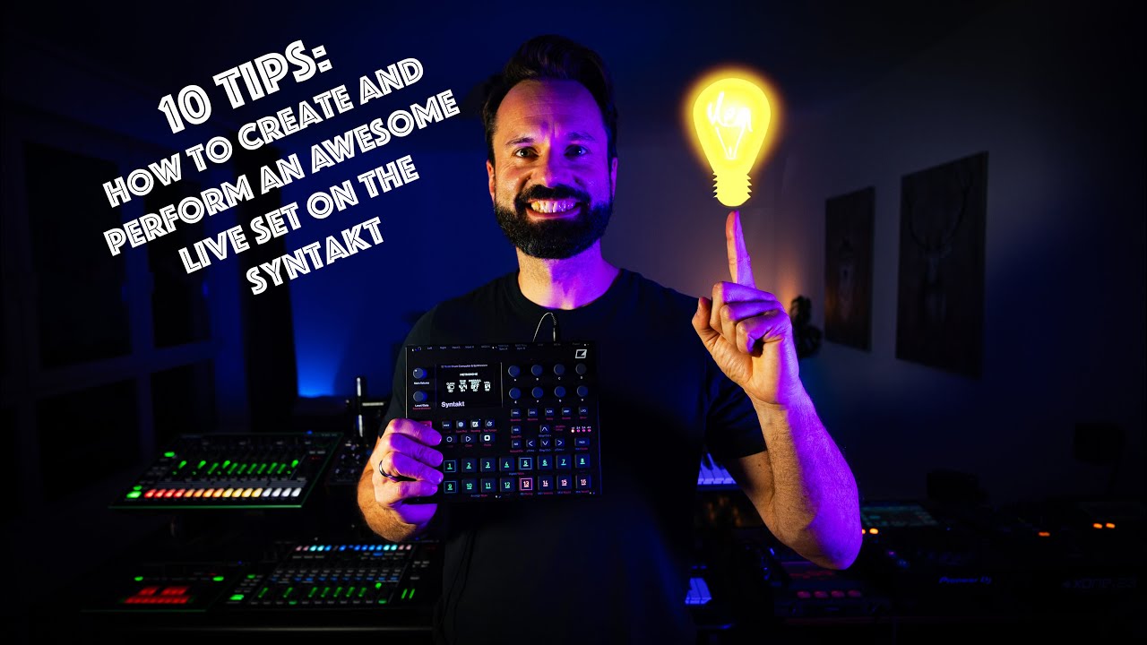 Elektron Syntakt: 10 tips on how to create and perform a live set