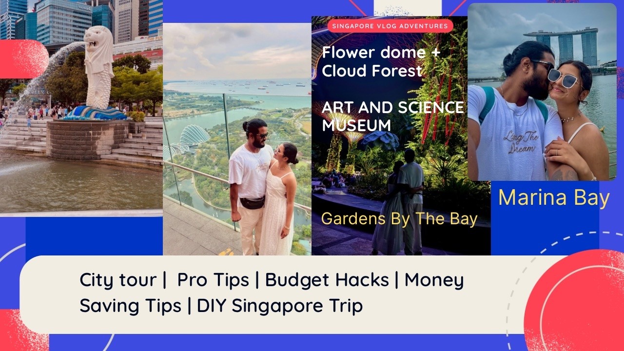 Singapore Vlog: Gardens by the Bay 🌸 Cloud Forest + Flower Dome + ArtScience Museum | SushKomWorld