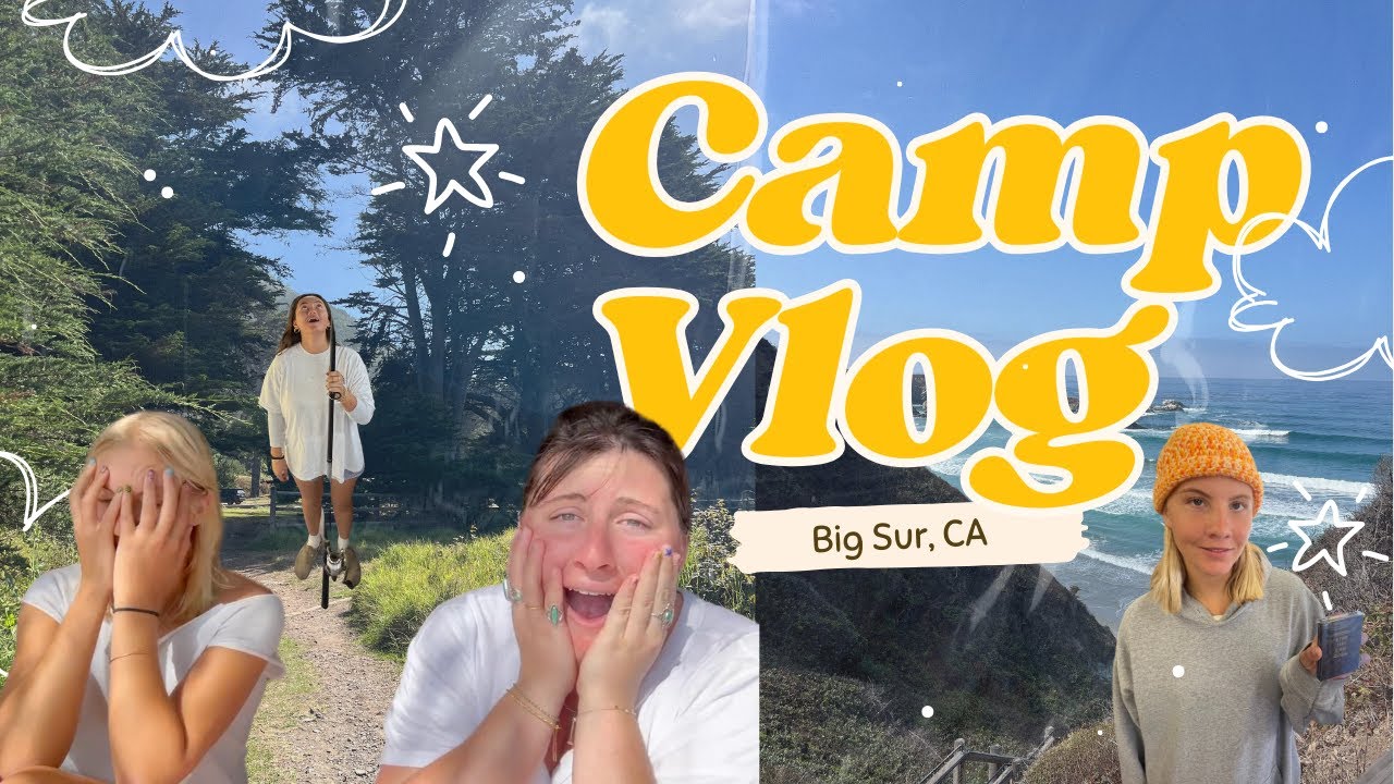 CAMP VLOG: Big Sur- getting attacked by yellowjackets