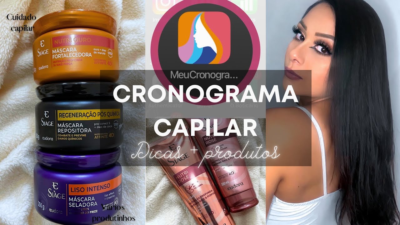 CRONOGRAMA CAPILAR EUDORA 💇🏻‍♀️| cabelos quimicamente tratados e alisados | Autocuidado e dicas