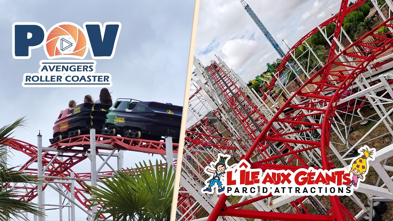 AVENGERS ROLLER COASTER (Onride) - L'ÎLE AUX GÉANTS