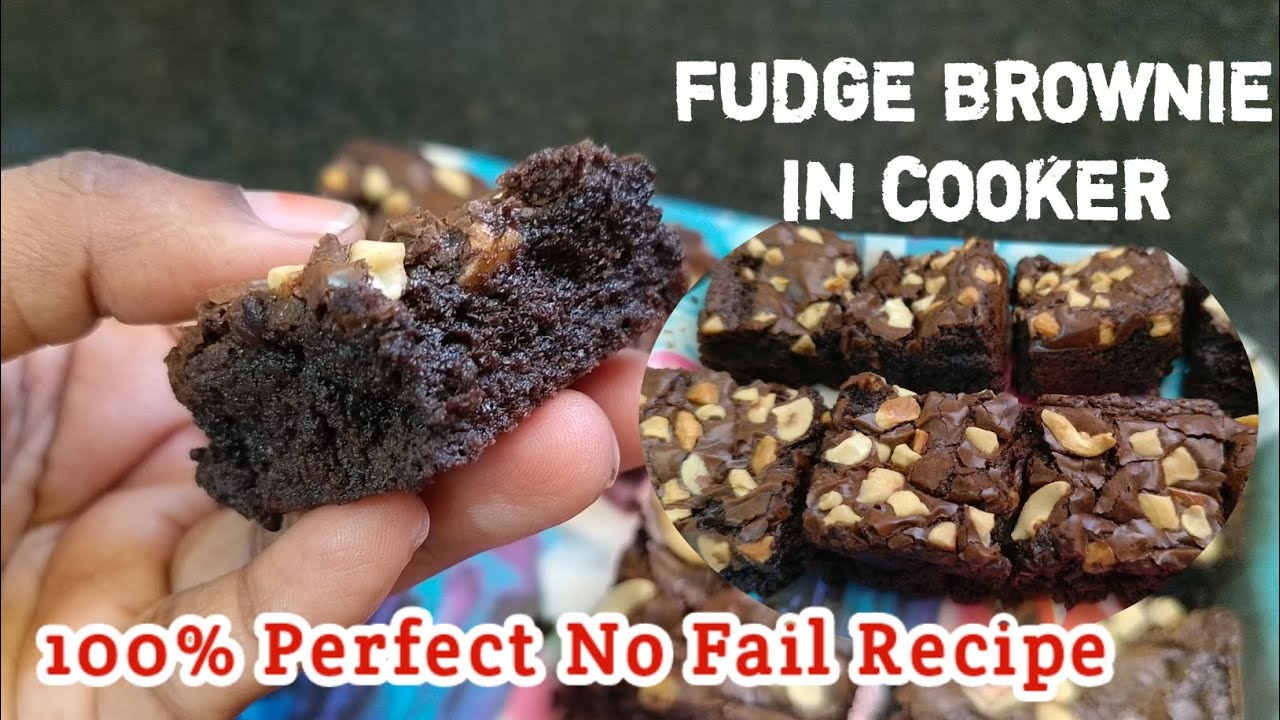 No Oven brownie recipe with secret tips |How to Make BROWNIES in Pressure cooker at home...