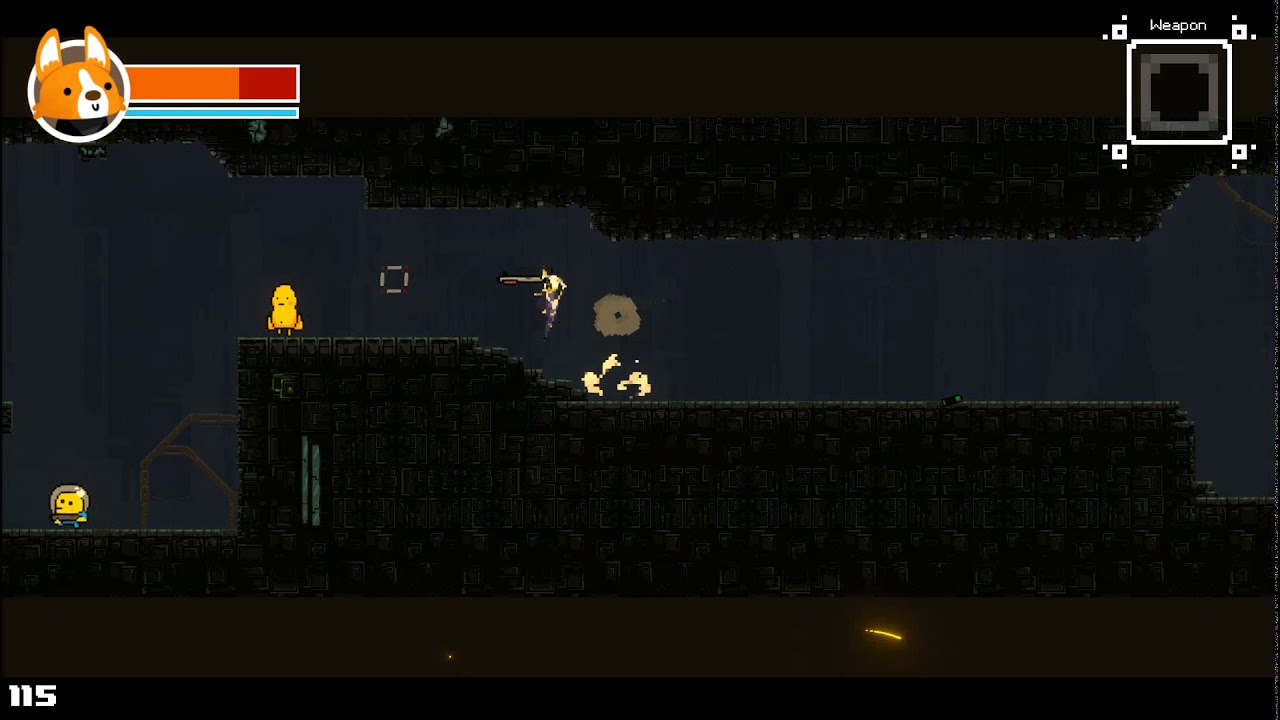 Corgi Engine metroidvania style test level