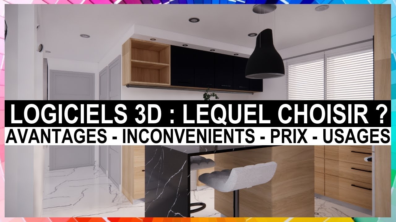 [DECO 49] Présentation de 5 LOGICIELS de rendus 3D photoréaliste.
