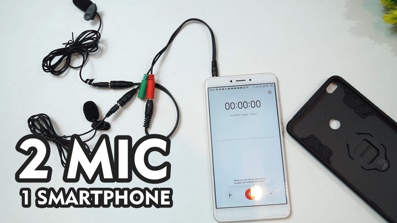 Cara Menggunakan Dua Mic di Satu Smartphone - Mudah dan Murah