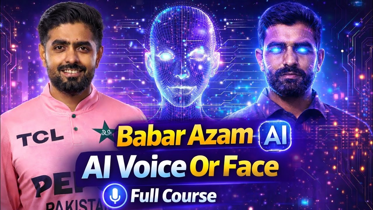 Babar Azam AI Voice Full Course | Beginner to Pro | 100% Realistic Voice