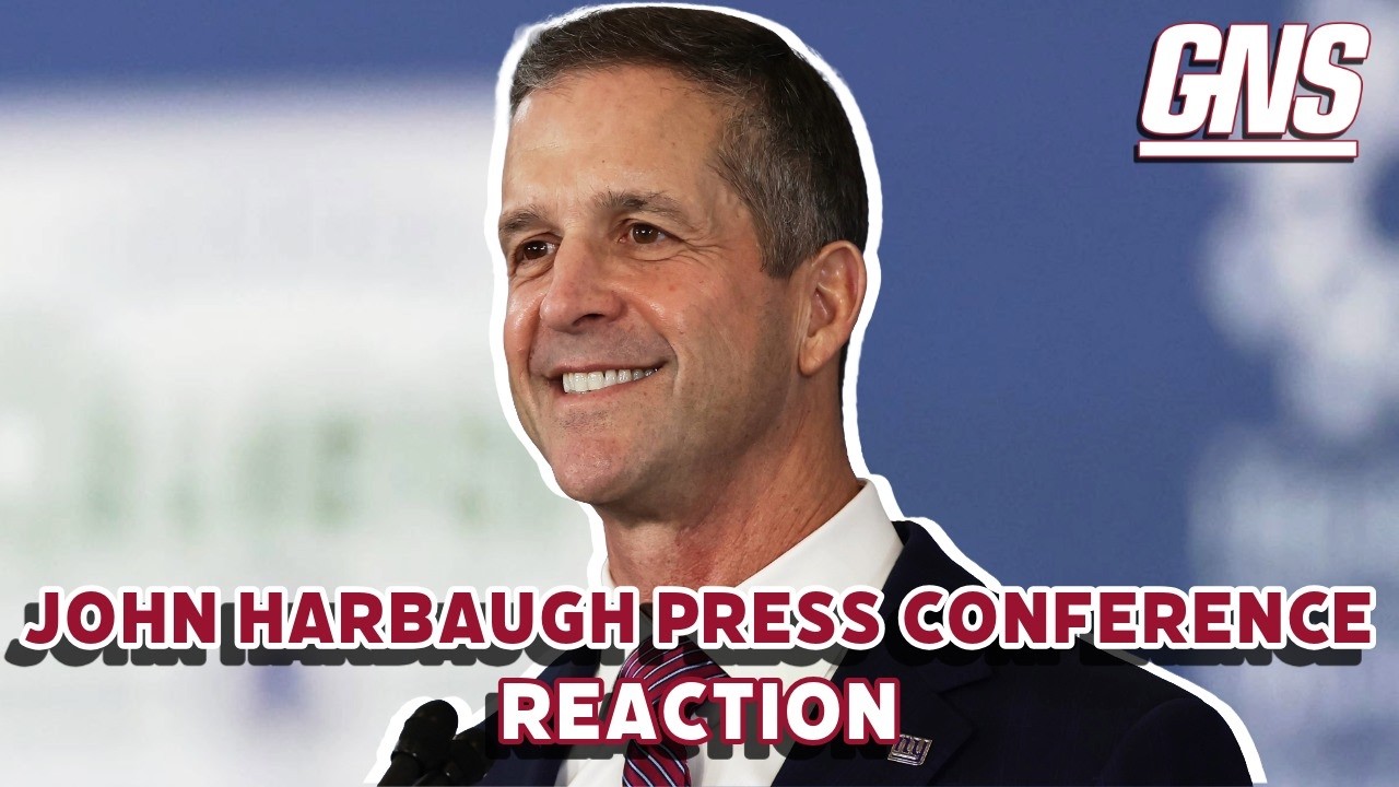 Giants HC John Harbaugh Press Conference Reaction