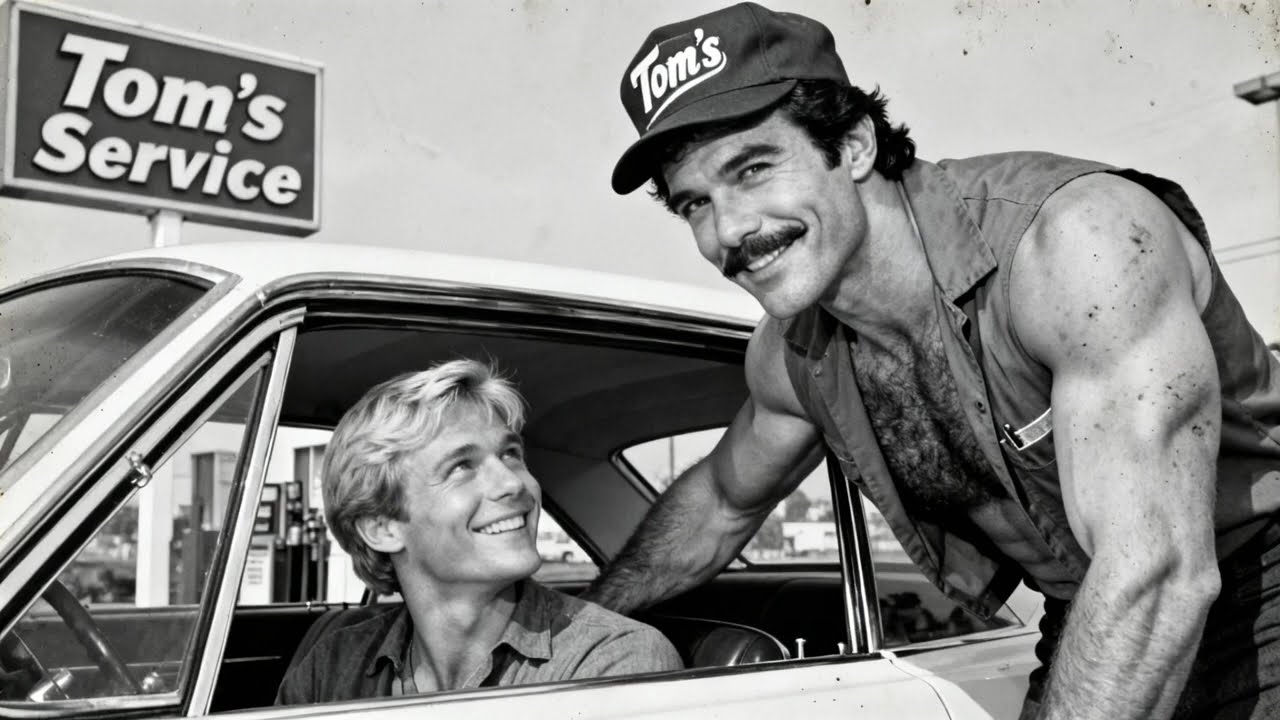 Tom of Finland Blue Collar Gas Station Attendants Brought to Life with AI: Full Service Hunks Epic