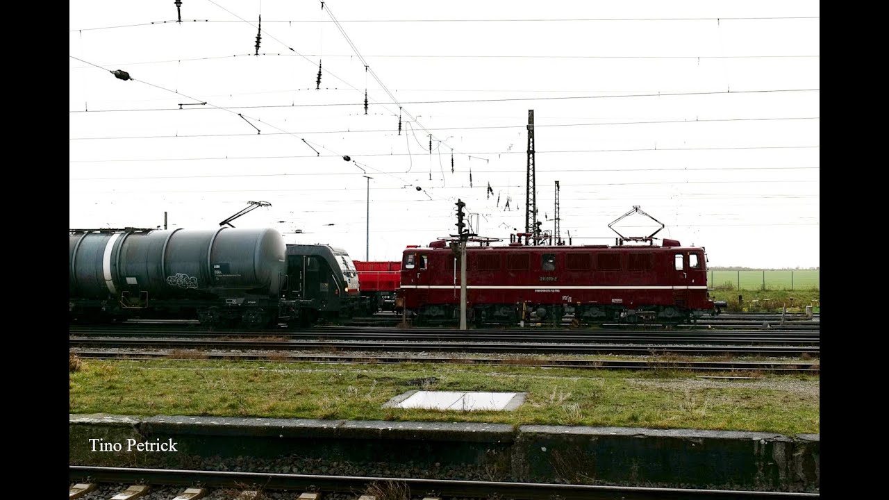 Zugverkehr in Großkorbetha am 13.01.2023 - LEW-Loks und mehr!