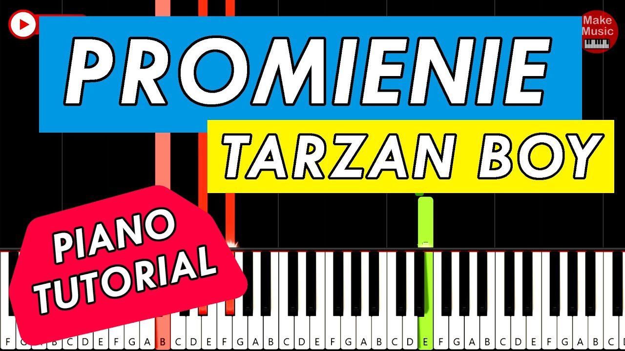 Tarzan Boy - Promienie 🎹 Piano Keyboard Tutorial
