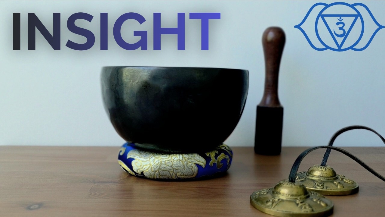 Third Eye Chakra Meditation | Ajna | Singing Bowls | 15 min for Insight & Focus