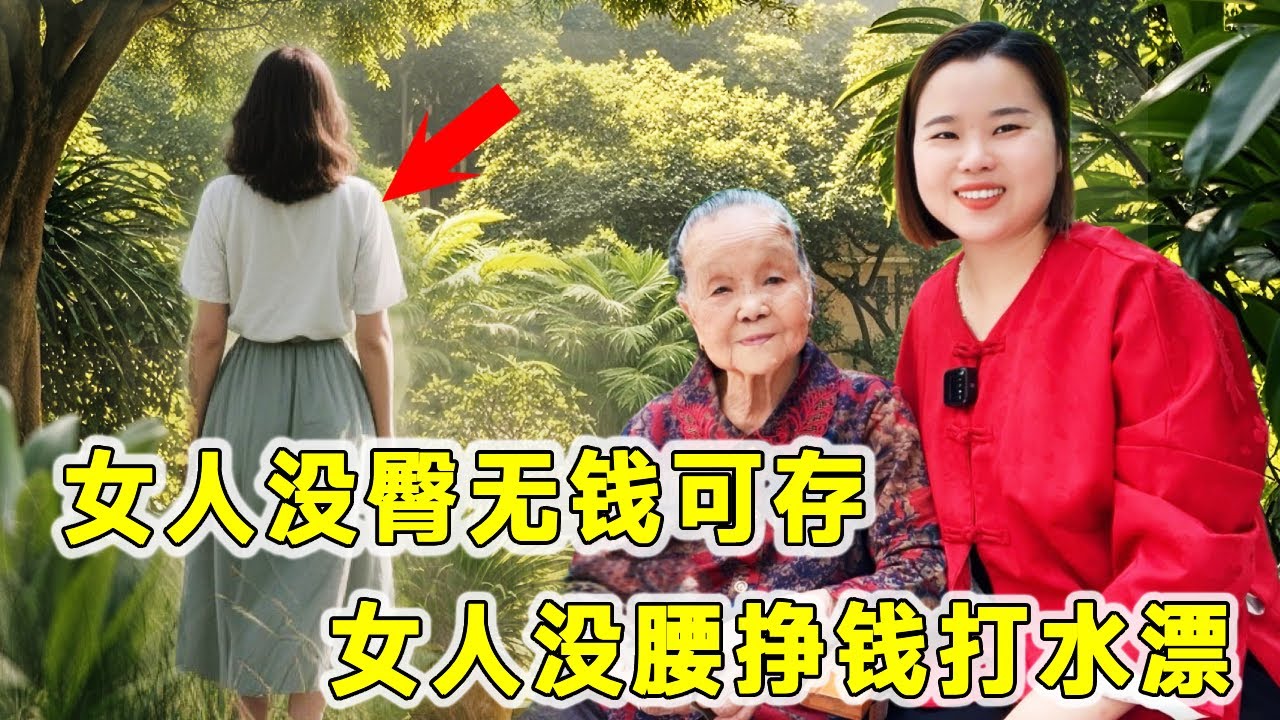 狠狠记住30句老人言：女人没臀无钱可存，女人没腰挣钱打水漂