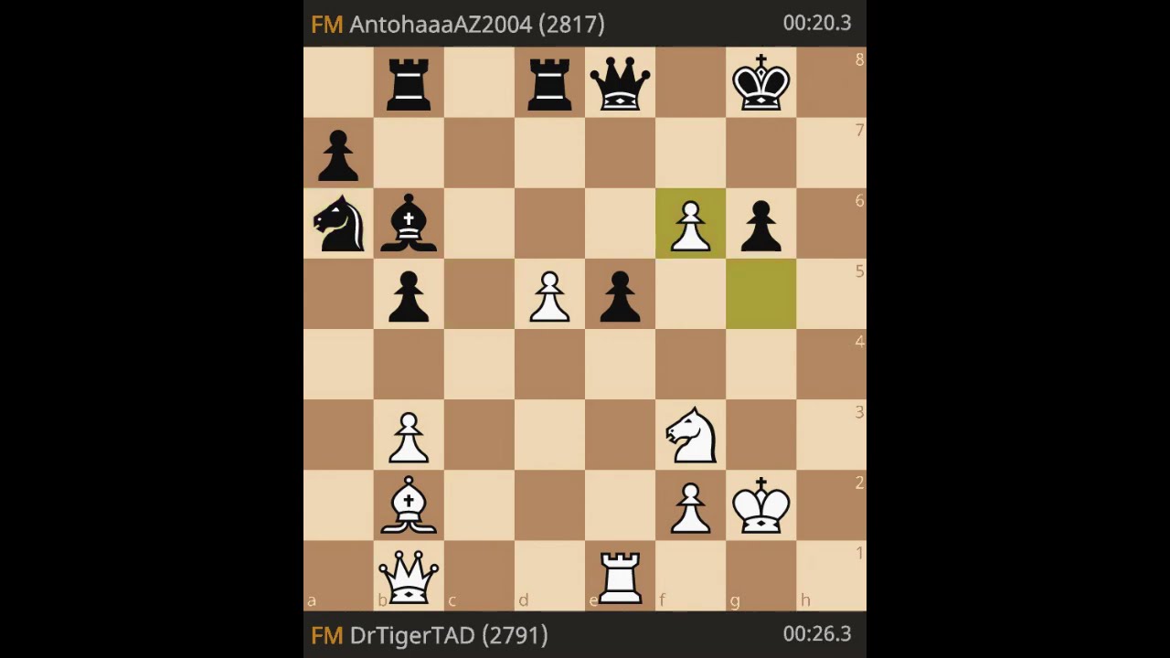 FM Tihomir Dovramadjiev (BUL) 1:0 FM Aronyak Ghosh (IND)