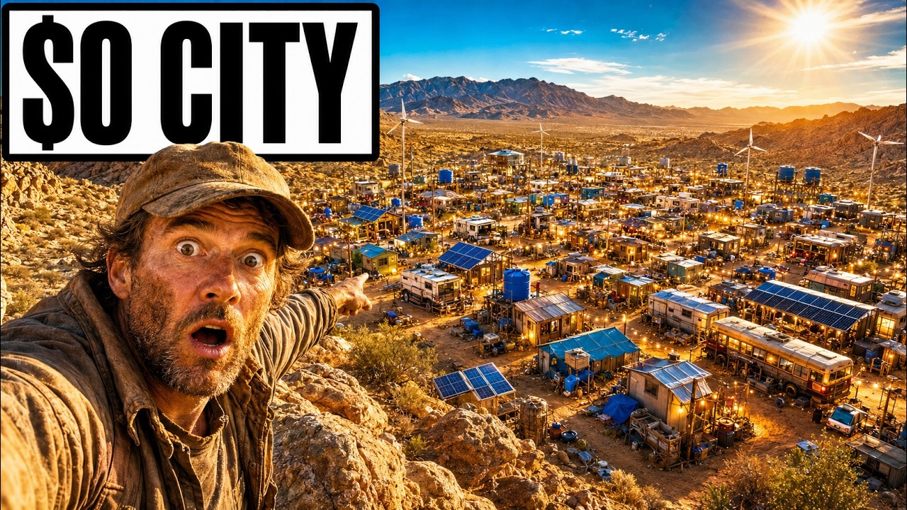 How 150 Homeless Americans Stopped Paying Rent And Secretly Built Their Own Desert City For $0
