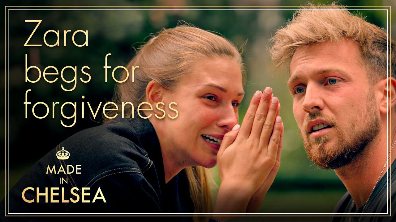 Zara asks for forgiveness in this HEARTBREAKING scene | Made in Chelsea