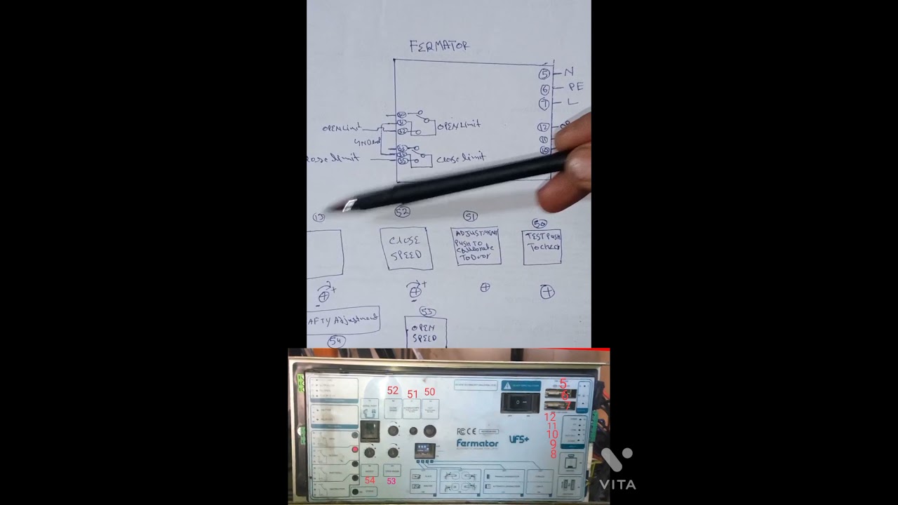 Farmator Door Drive Connection & Setting