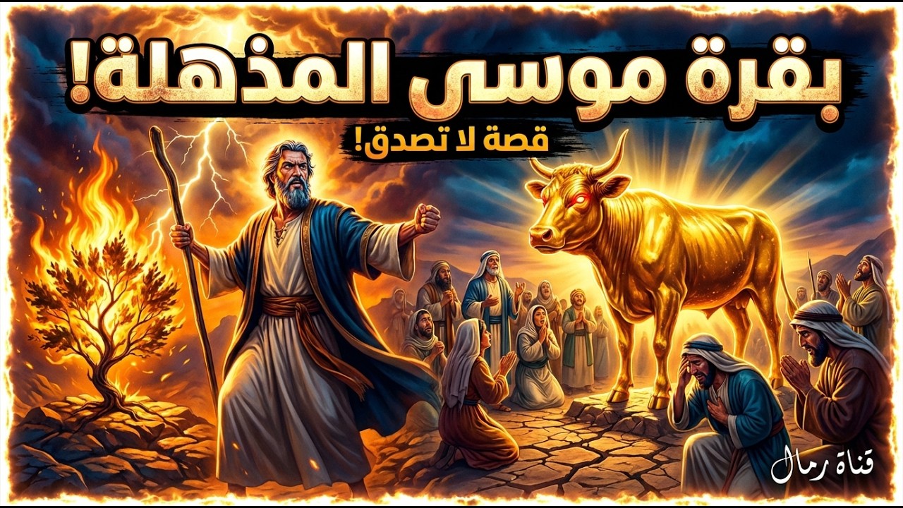 قصة بقرة بني اسرائيل  مع سيدنا موسى عليه السلام
