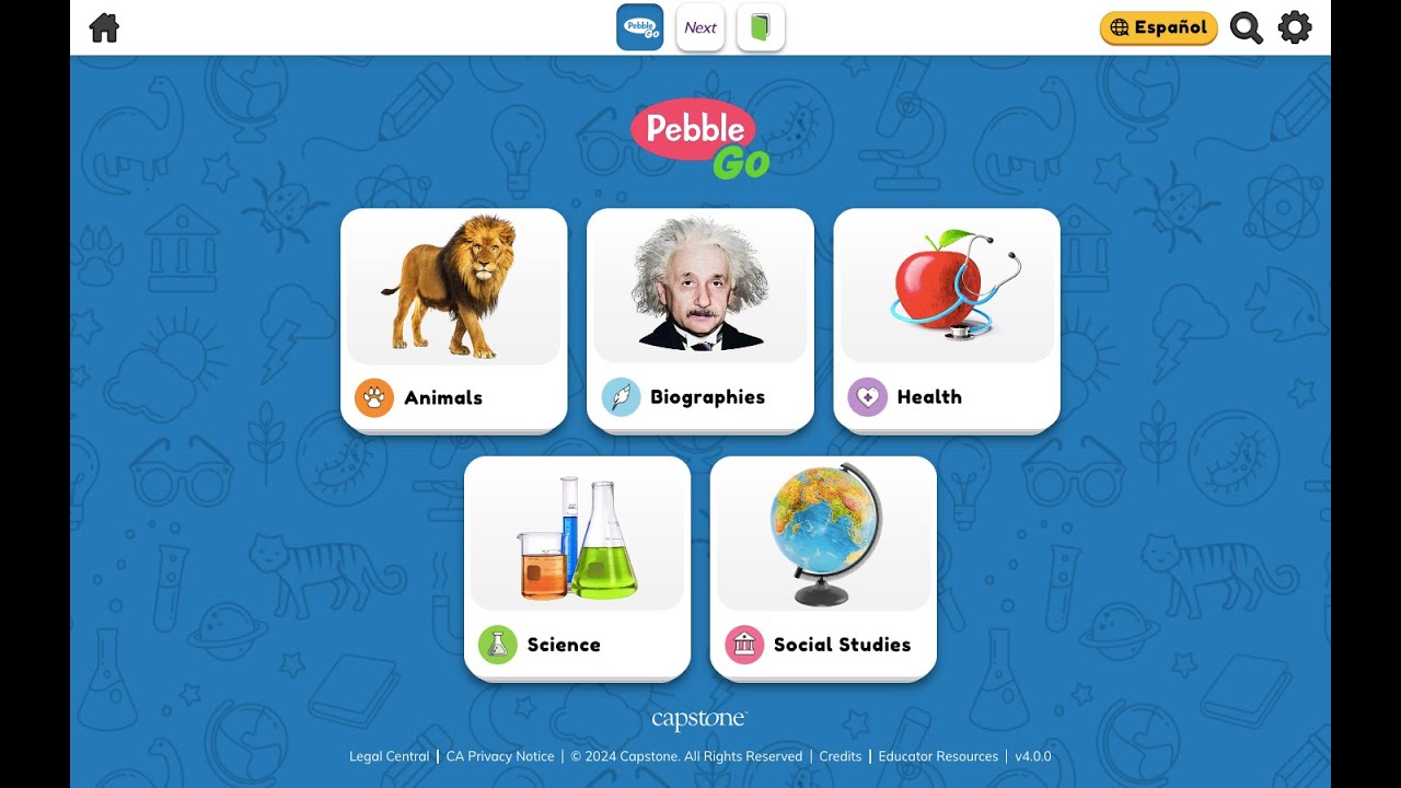 Enhanced PebbleGo Walkthrough