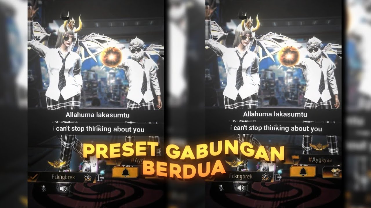 Preset am ff gabungan berdua dibawah 5mb jj soft spoken dj old ade sarah 🌿