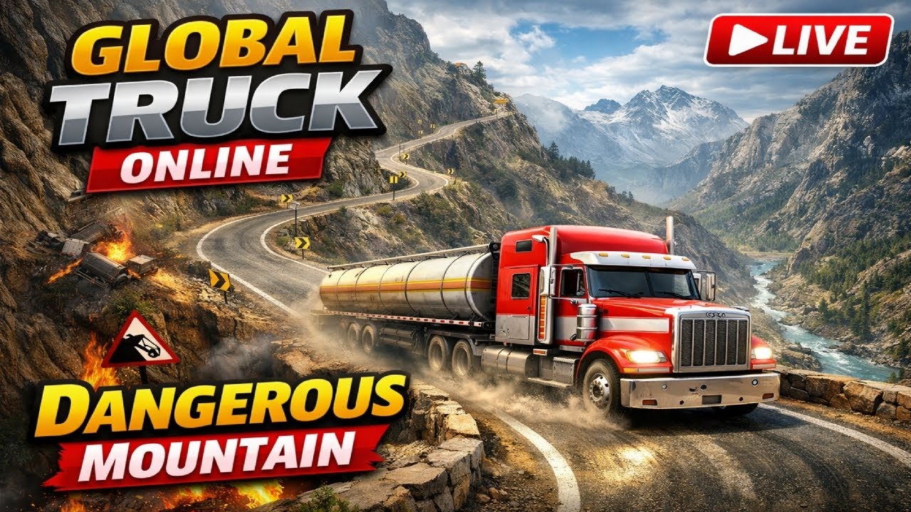 Global Truck Online 🚛 Extreme Highway Delivery Live 🔥 Real Multiplayer Action #live #shorts
