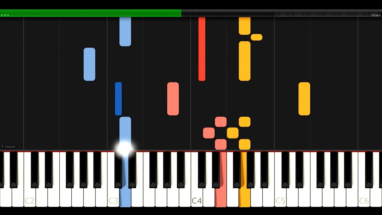 Trio Sonata No. 3 in D minor - BWV 527 - J.S. Bach - Synthesia HD 60 fps