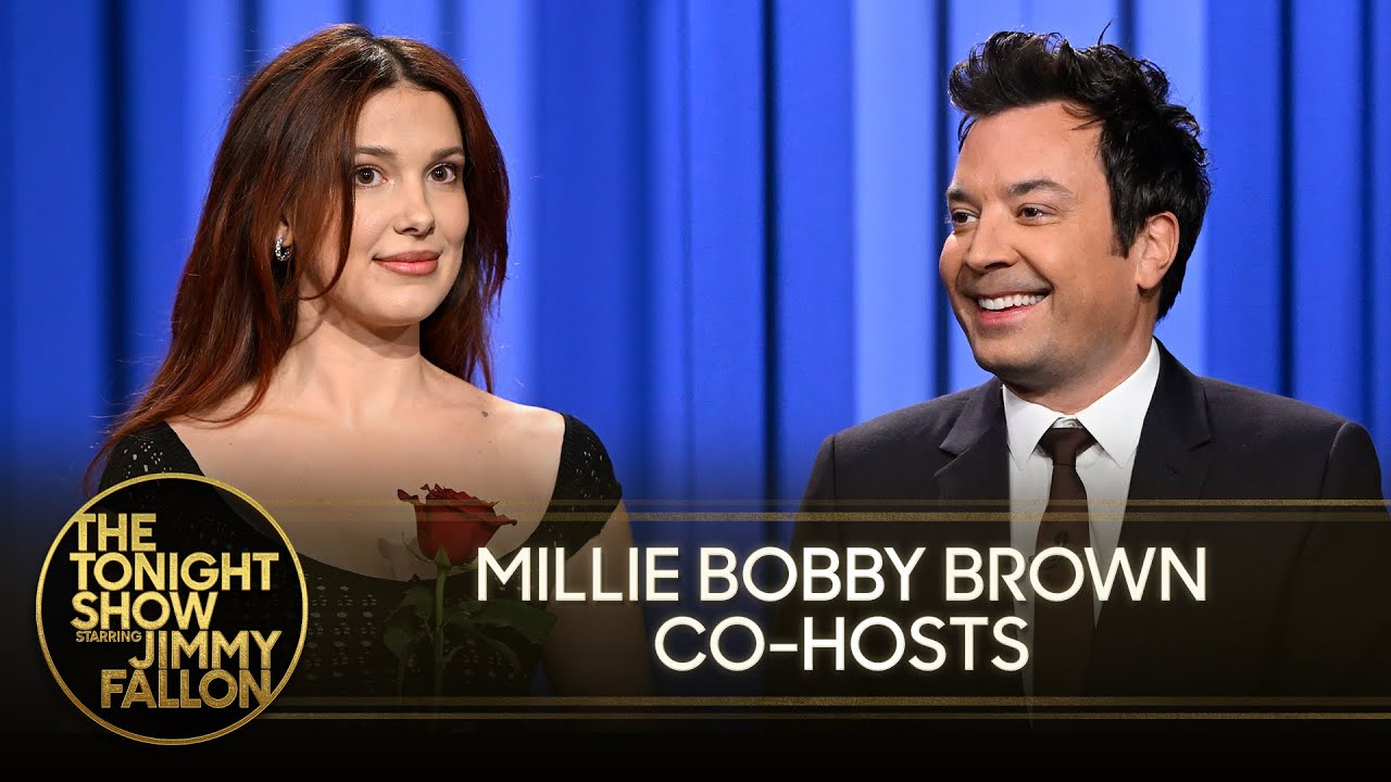Co-Host Millie Bobby Brown Joins Jimmy's Monologue to Talk Stranger Things and 