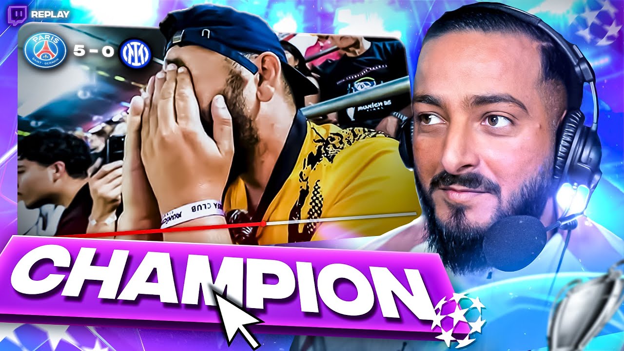 ⚽L'IMMIGRE PARISIEN REAGIT AU VLOG DE  @mohamedhenni837  (PSG-INTER) 5-0 CHAMPION MON FRERE !