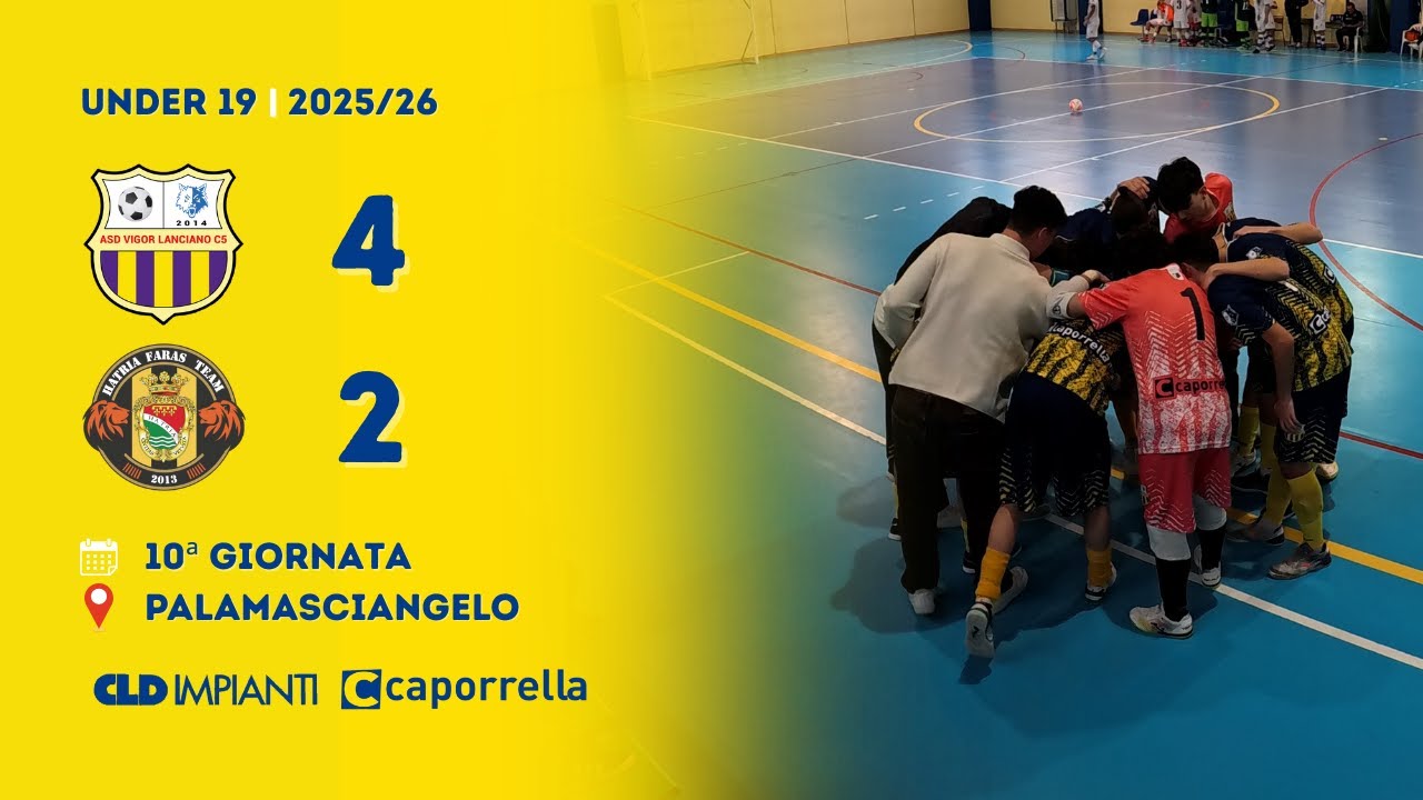 U19 | Vigor Lanciano - Hatria Faras Team 4-2 (Gol & Highlights) | 10ª Giornata 2025/2026