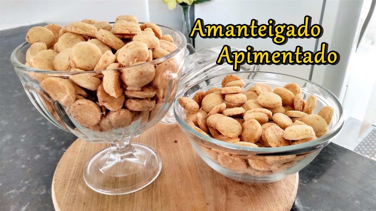BISCOITO AMANTEIGADO APIMENTADO / SEQUILHO SALGADO